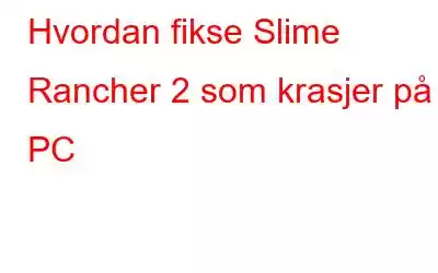 Hvordan fikse Slime Rancher 2 som krasjer på PC