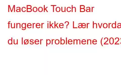 MacBook Touch Bar fungerer ikke? Lær hvordan du løser problemene (2023)