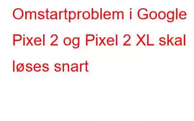 Omstartproblem i Google Pixel 2 og Pixel 2 XL skal løses snart