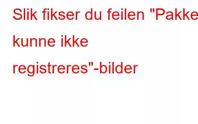 Slik fikser du feilen 