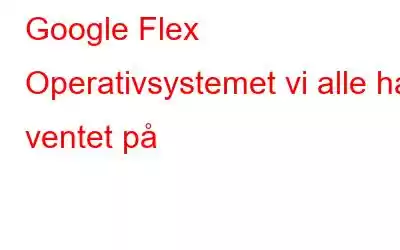 Google Flex Operativsystemet vi alle har ventet på