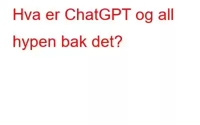 Hva er ChatGPT og all hypen bak det?