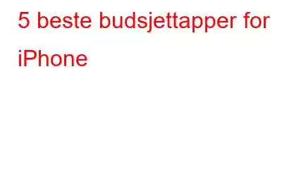 5 beste budsjettapper for iPhone