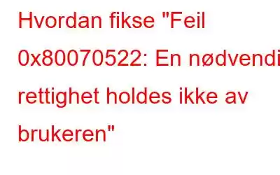 Hvordan fikse 