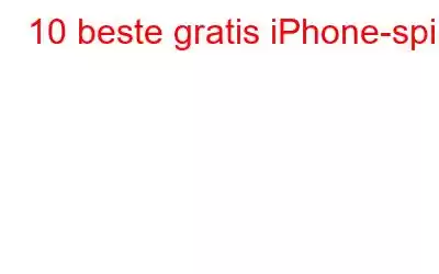 10 beste gratis iPhone-spill