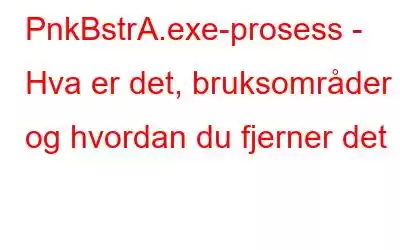 PnkBstrA.exe-prosess - Hva er det, bruksområder og hvordan du fjerner det