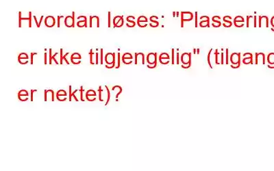 Hvordan løses: 